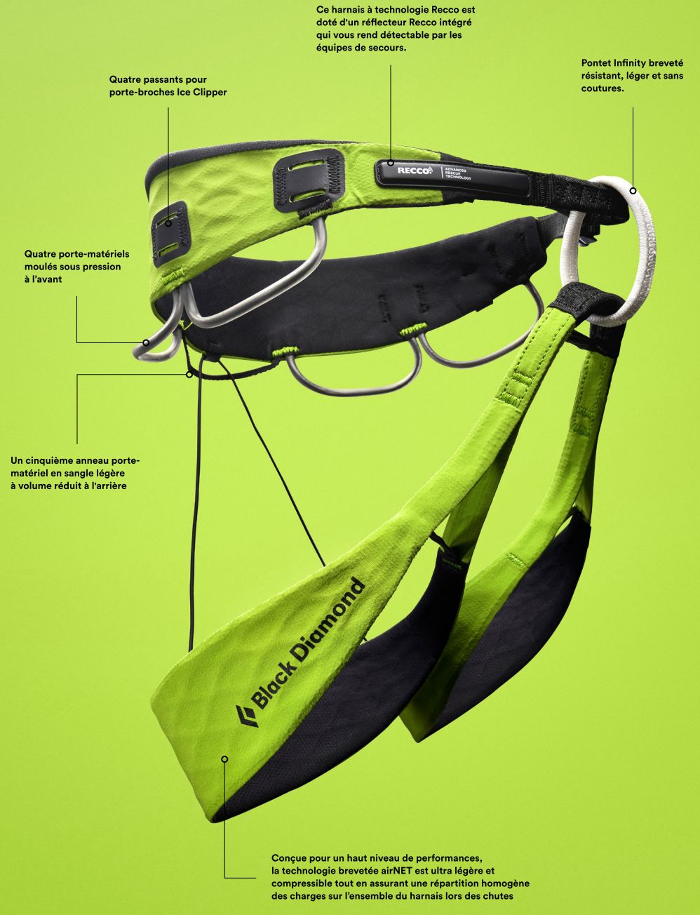 Arn&egrave;s Recco Vision Airnet Black Diamond